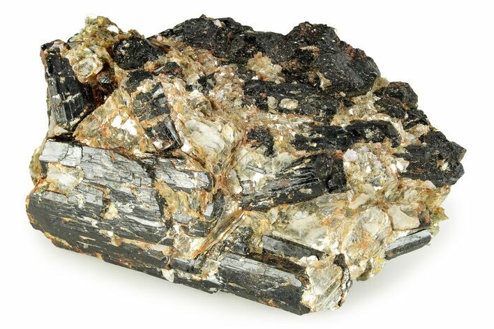 Black Tourmaline (Schorl) Crystals With Mica - Virginia #244882